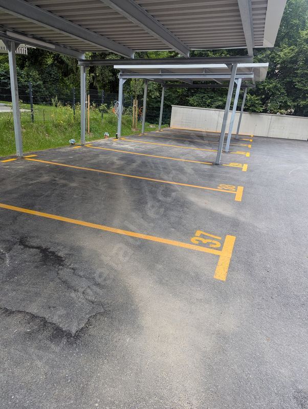Metall-Carport Frontansicht