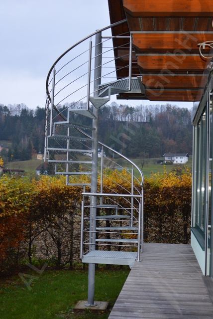 Wendeltreppe Zink und Niro