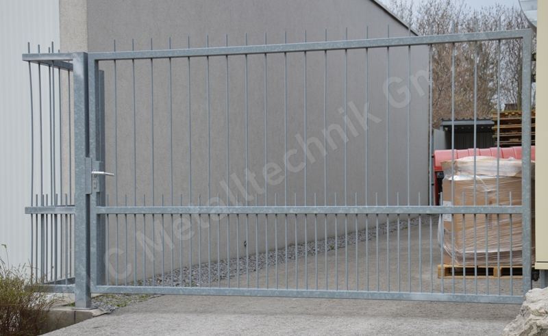 Einfahrtstor verzinkt